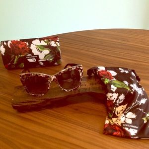 Dolce & Gabbana Floral Sunglasses